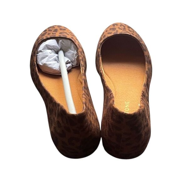 Sun + Stone Women's Eliana Ballet Flats Leopard Print Womens Sz 6.5 READ DESCRIP - Picture 5 of 8